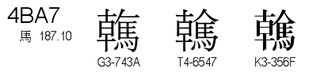 U+4BA7